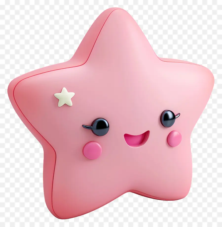 Estrela 3d，Estrela Rosa PNG