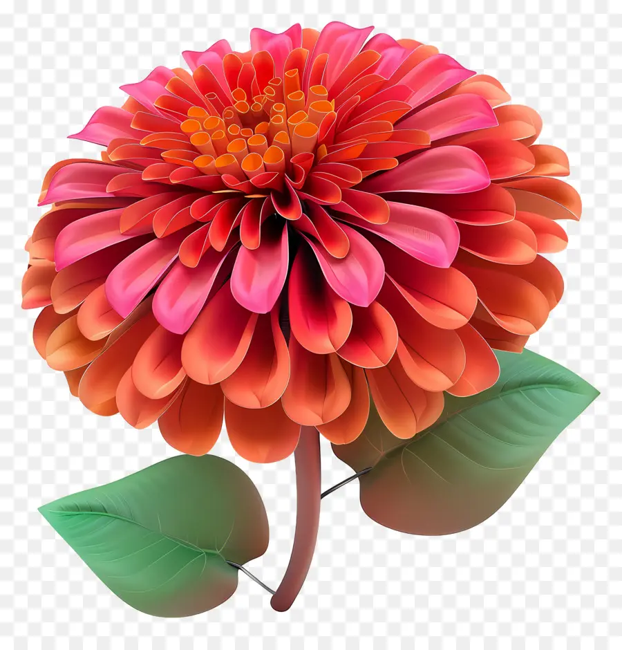 Flor 3d，Flor Vermelha PNG