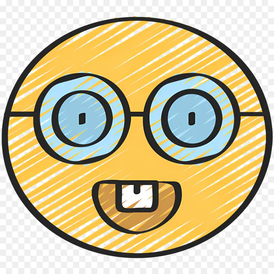 Emoji Nerd，Emoji PNG