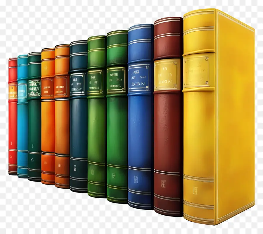 Livros Em Pé，Livros Coloridos PNG