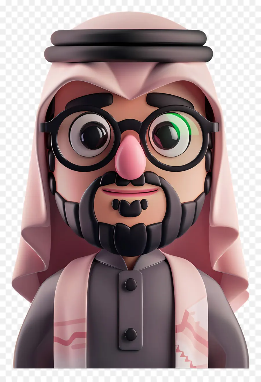 Empresário Árabe Saudita，Personagem De Desenho Animado PNG