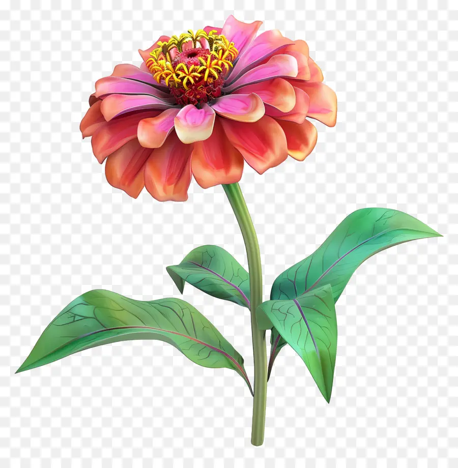 Flor 3d，Flor Vermelha PNG