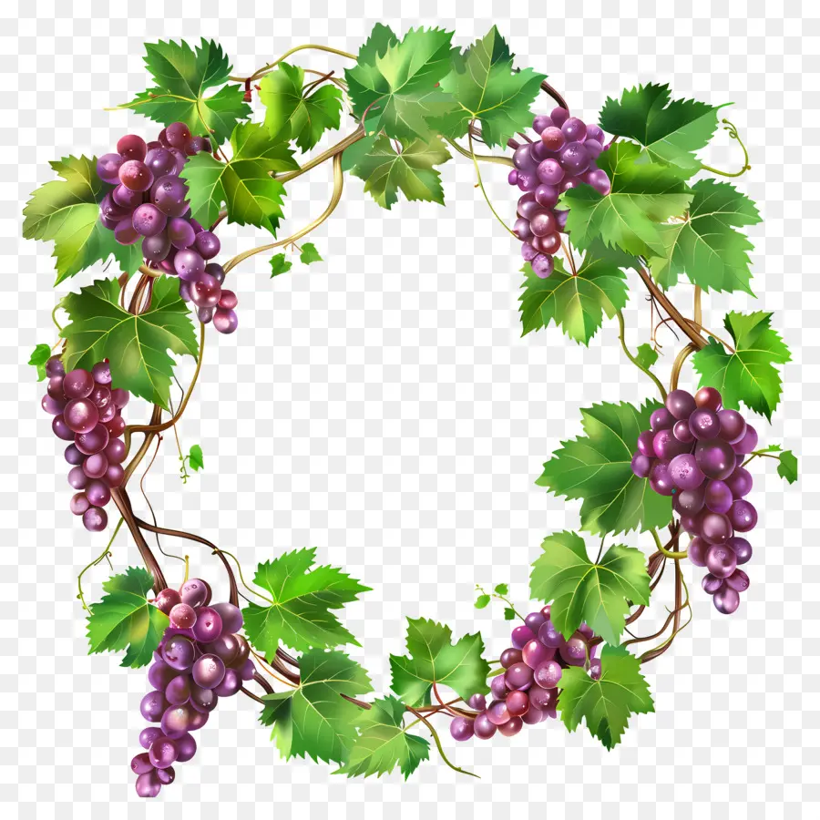 Coroa De Uva，Uvas PNG