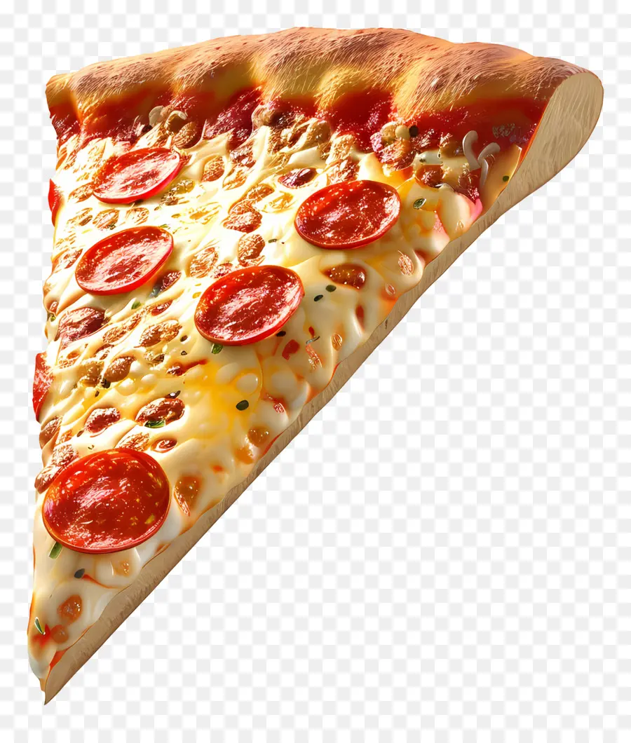 Pizza 3d，Fatia De Pizza De Calabresa PNG