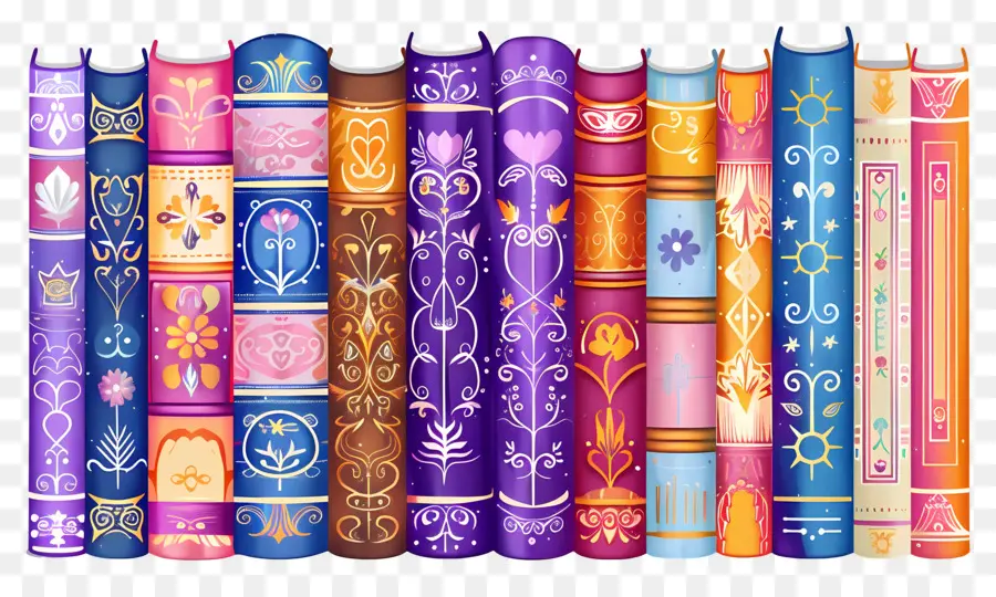 Livros Em Pé，Livros Coloridos PNG