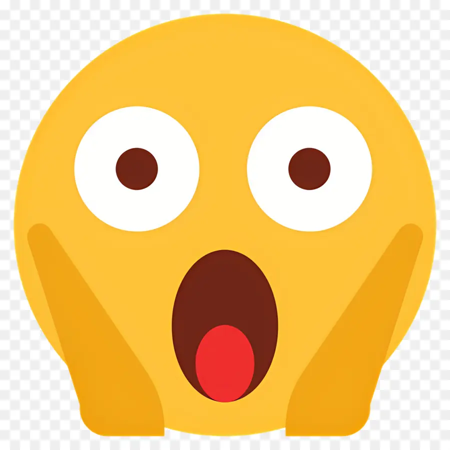 Emoji Chocado，Emoji Surpreso PNG