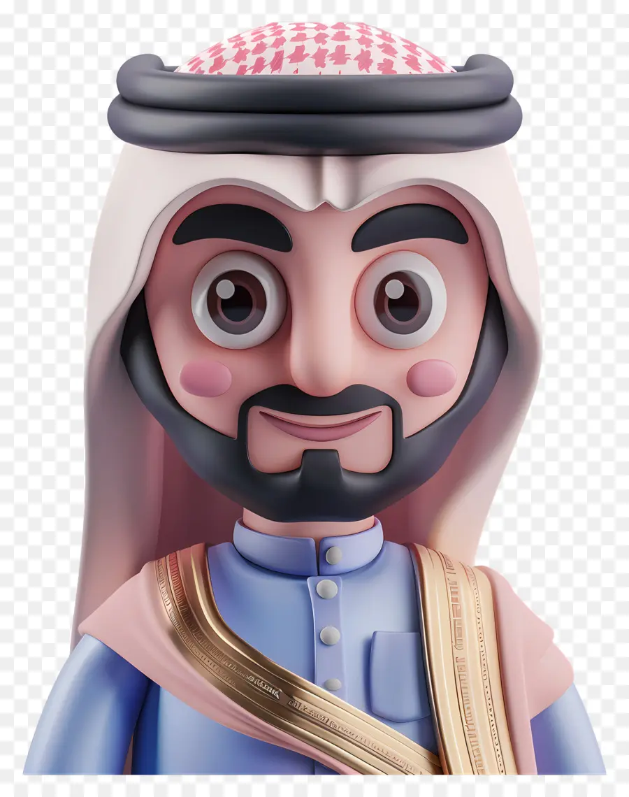 Empresário Árabe Saudita，Personagem De Desenho Animado PNG