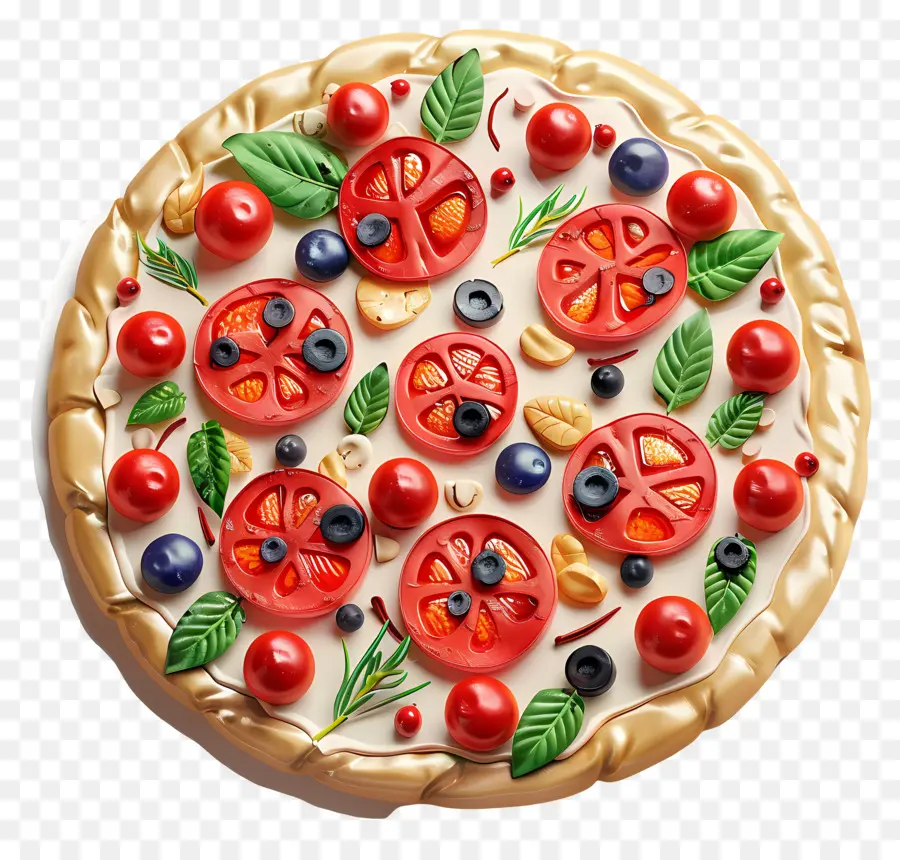 Pizza 3d，Pizza Inteira PNG