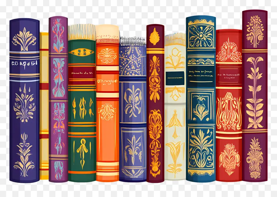 Livros Em Pé，Livros Decorativos PNG