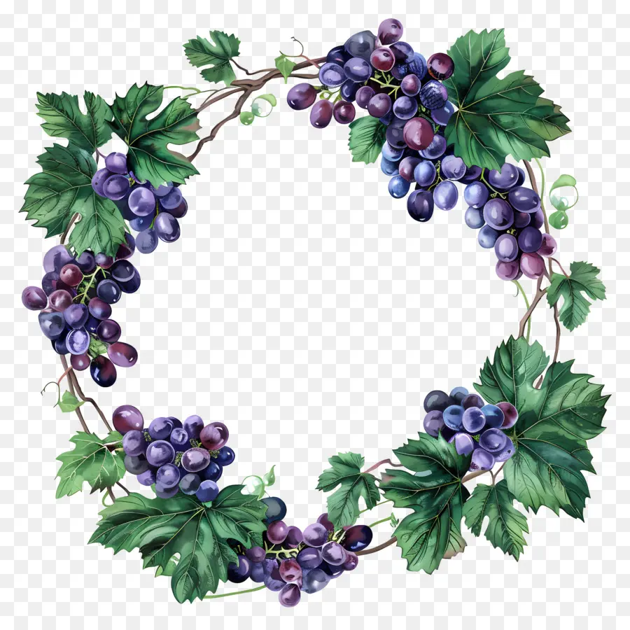 Coroa De Uva，Uvas PNG