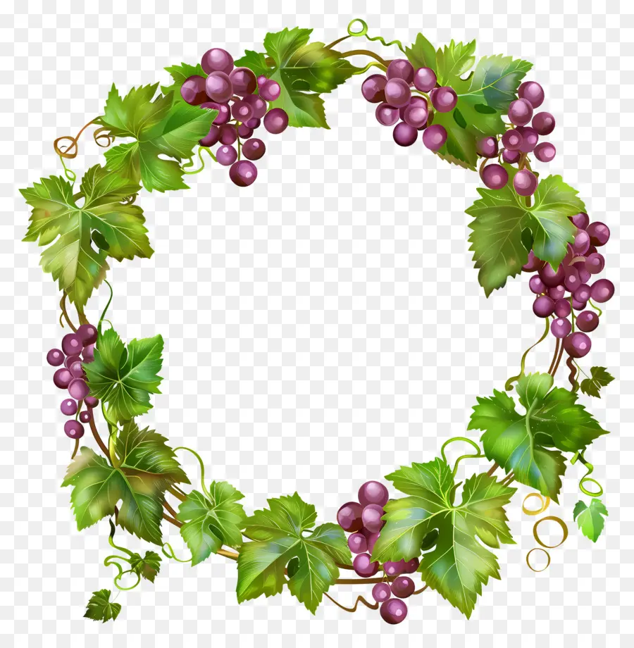 Coroa De Uva，Uvas PNG