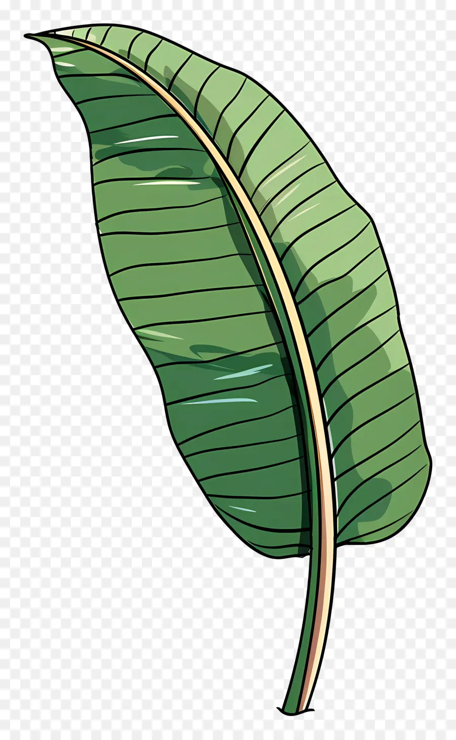 Folha De Bananeira，Folha Verde PNG