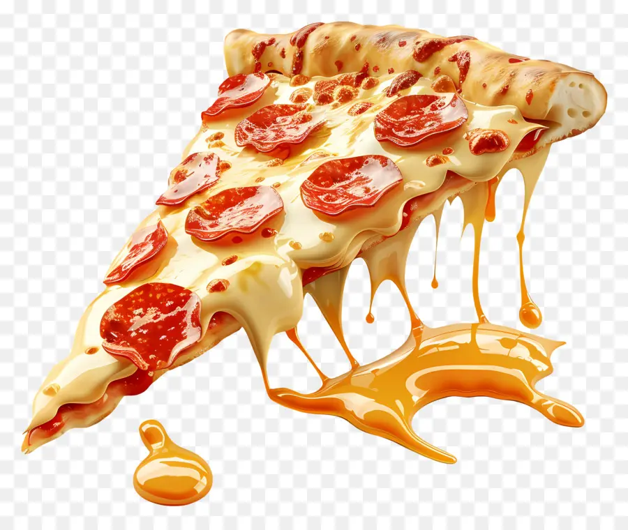 Pizza 3d，Fatia De Pizza De Queijo PNG