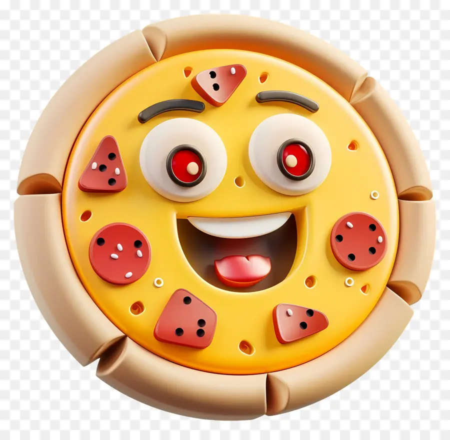 Pizza Fofa，Cara De Pizza PNG