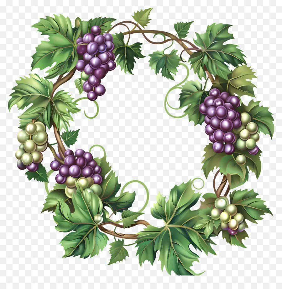 Coroa De Uva，Uvas PNG