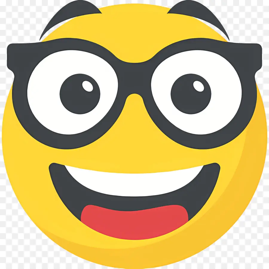 Emoji Nerd，Emoji De Nerd PNG