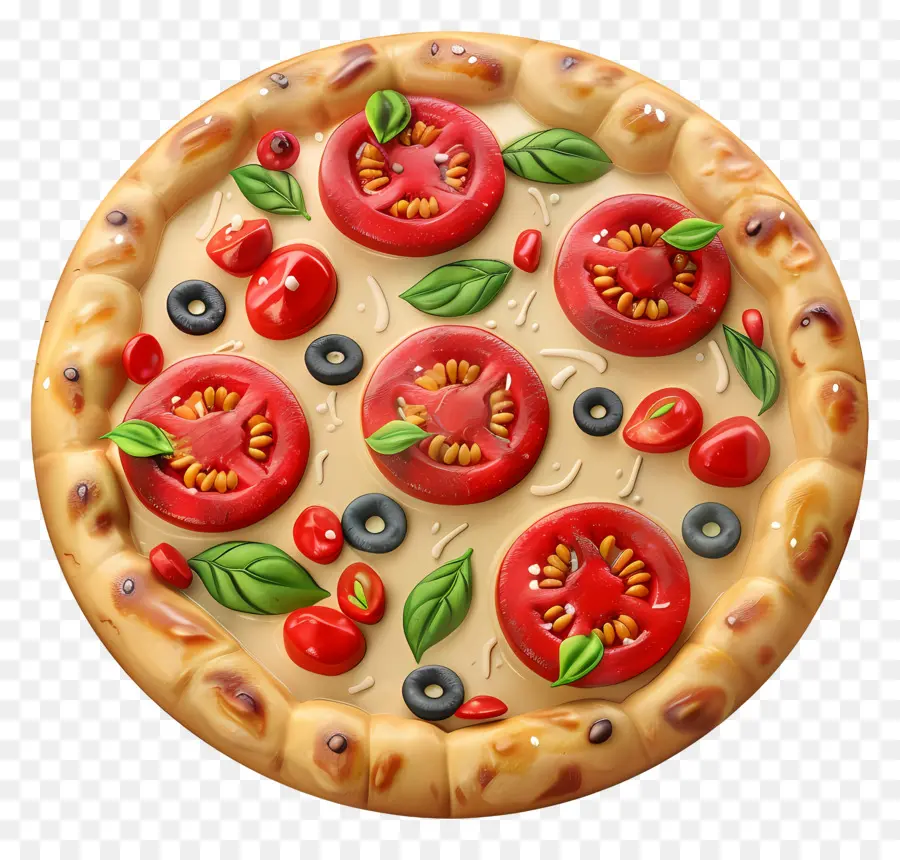 Pizza Fofa，Pizza Inteira PNG