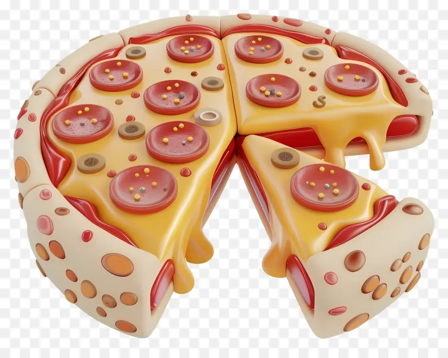 Pizza Fofa，Pizza PNG