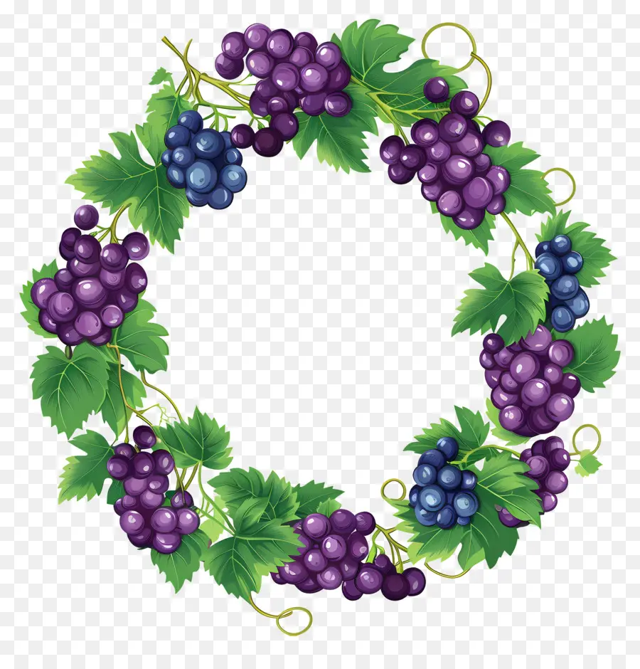 Coroa De Uva，Uvas PNG