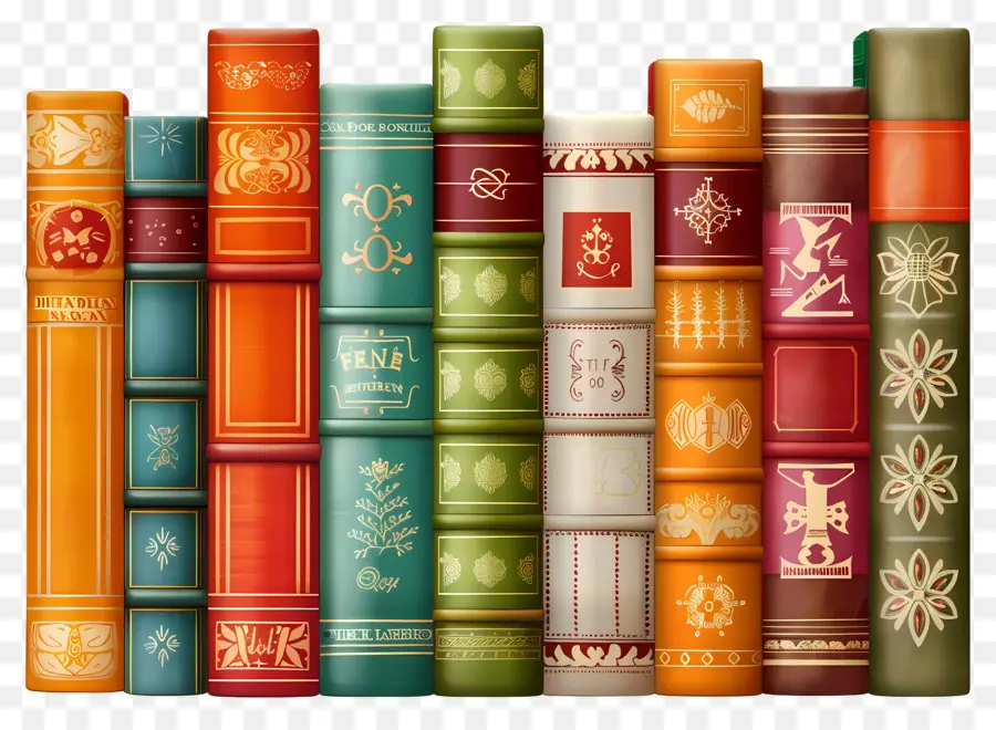 Livros Em Pé，Livros Decorativos PNG