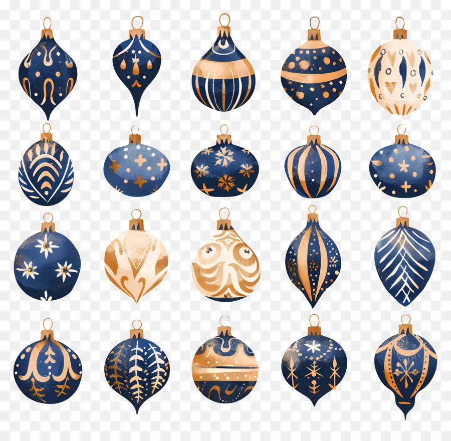 Bolas De Natal，Enfeites Ornamentados PNG