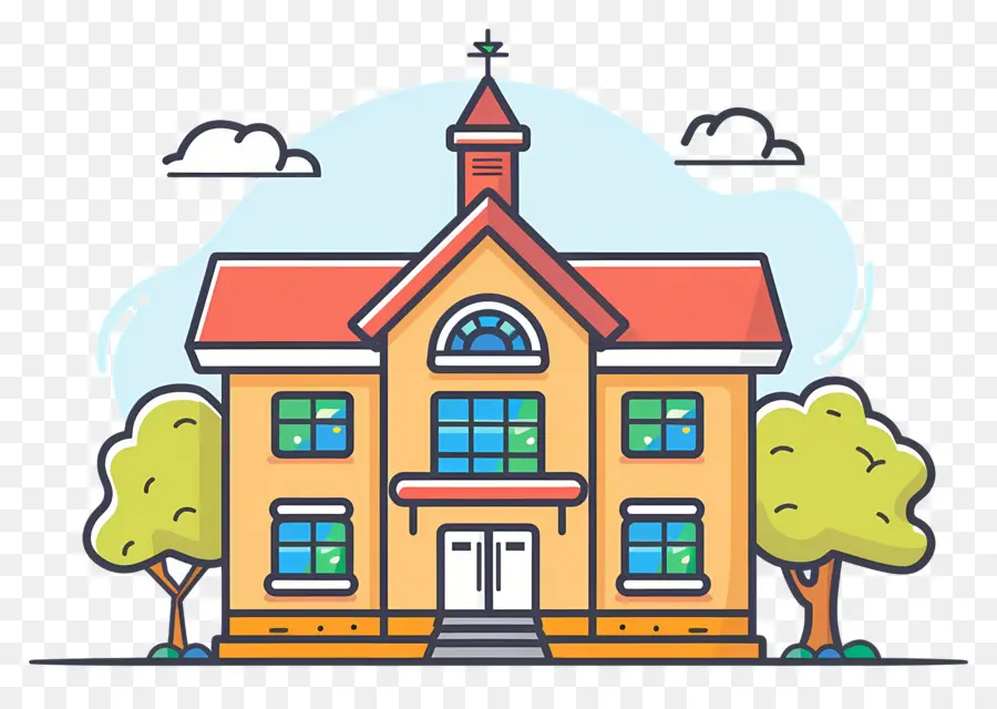 Escola De Desenhos Animados，Casa De Desenho Animado PNG