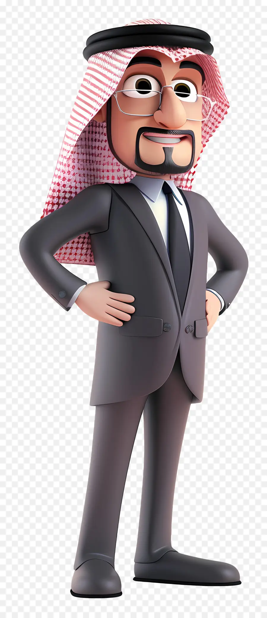 Empresário Árabe Saudita，Homem Dos Desenhos Animados PNG