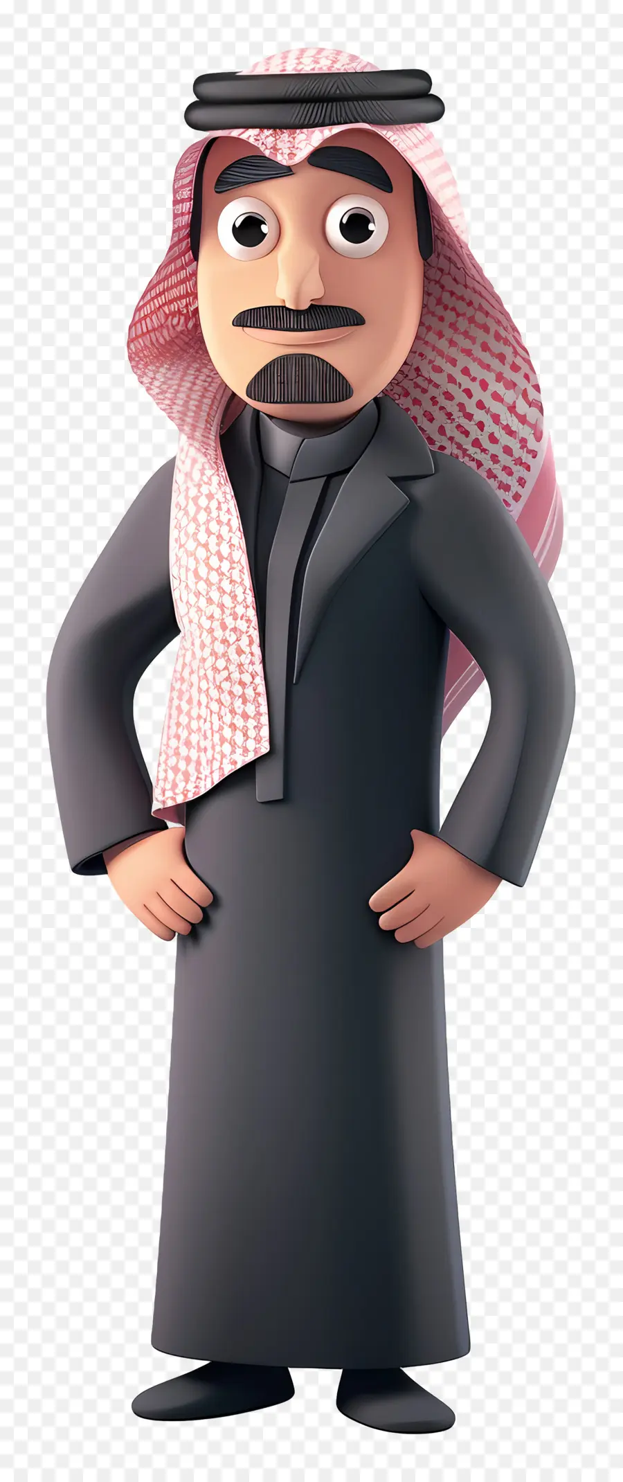 Empresário Árabe Saudita，Homem Dos Desenhos Animados PNG