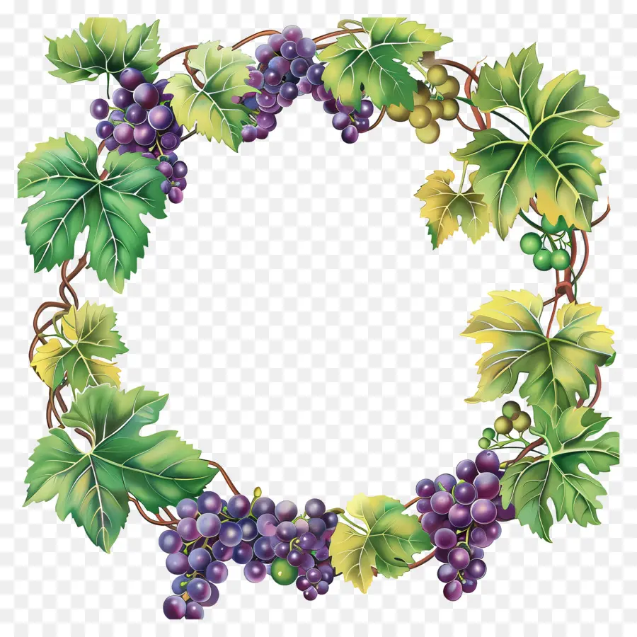 Coroa De Uva，Uvas PNG