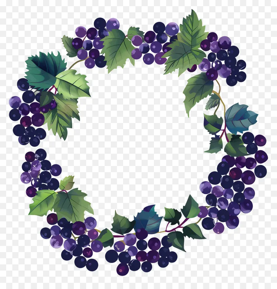 Coroa De Uva，Uvas PNG