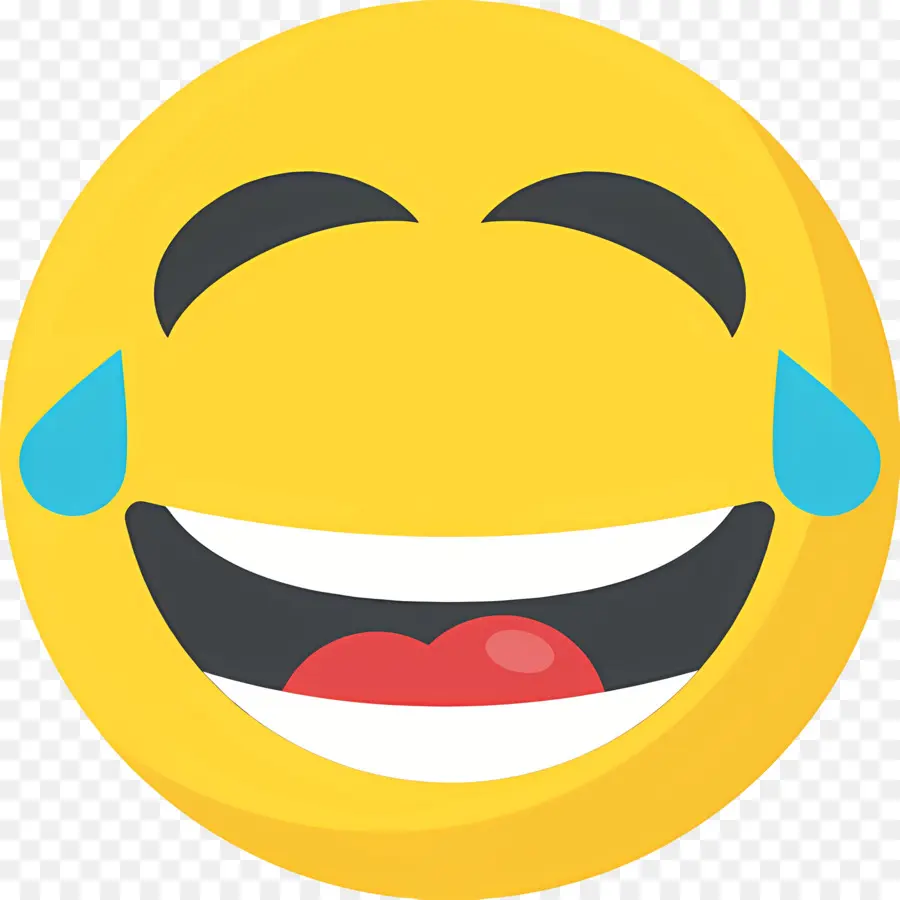 Rir，Emoji Animado PNG