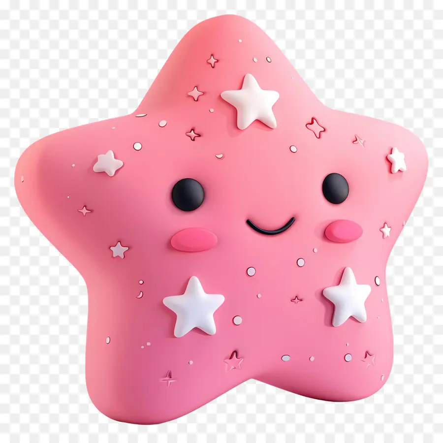 Estrela 3d，Estrela Rosa PNG