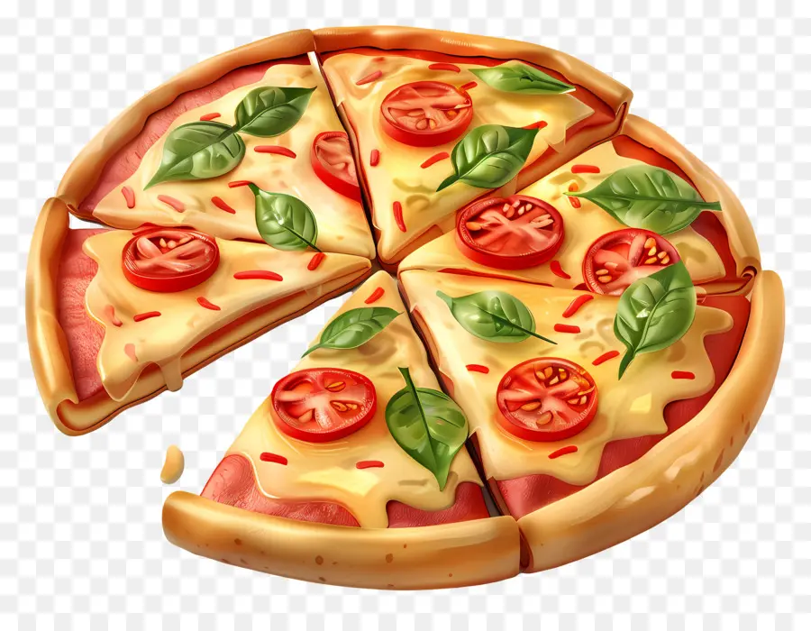 Pizza Fofa，Pizza PNG