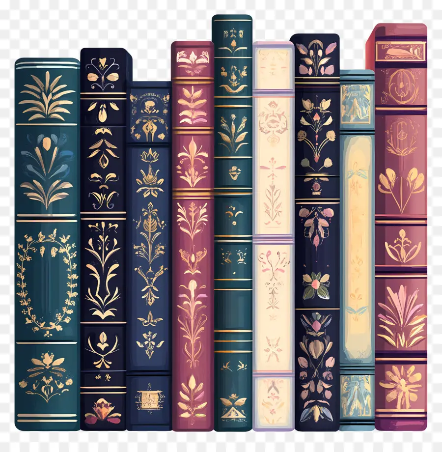 Livros Em Pé，Livros Decorativos PNG