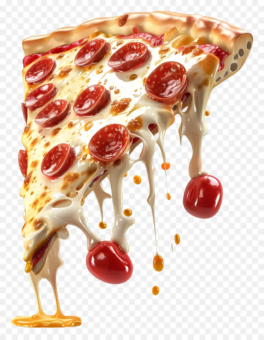 Pizza 3d，Fatia De Pizza PNG