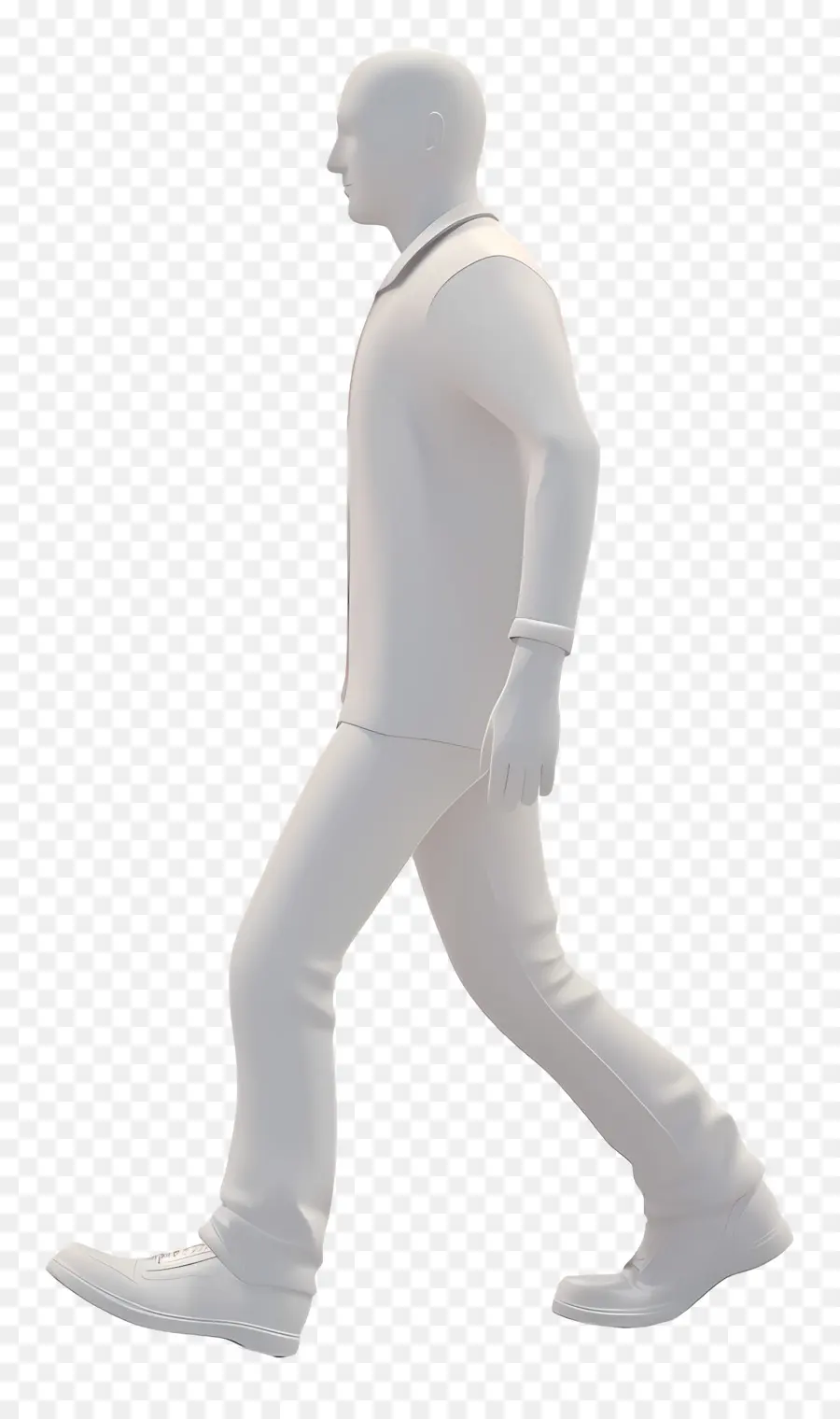 Homem 3d，Figura Andando PNG