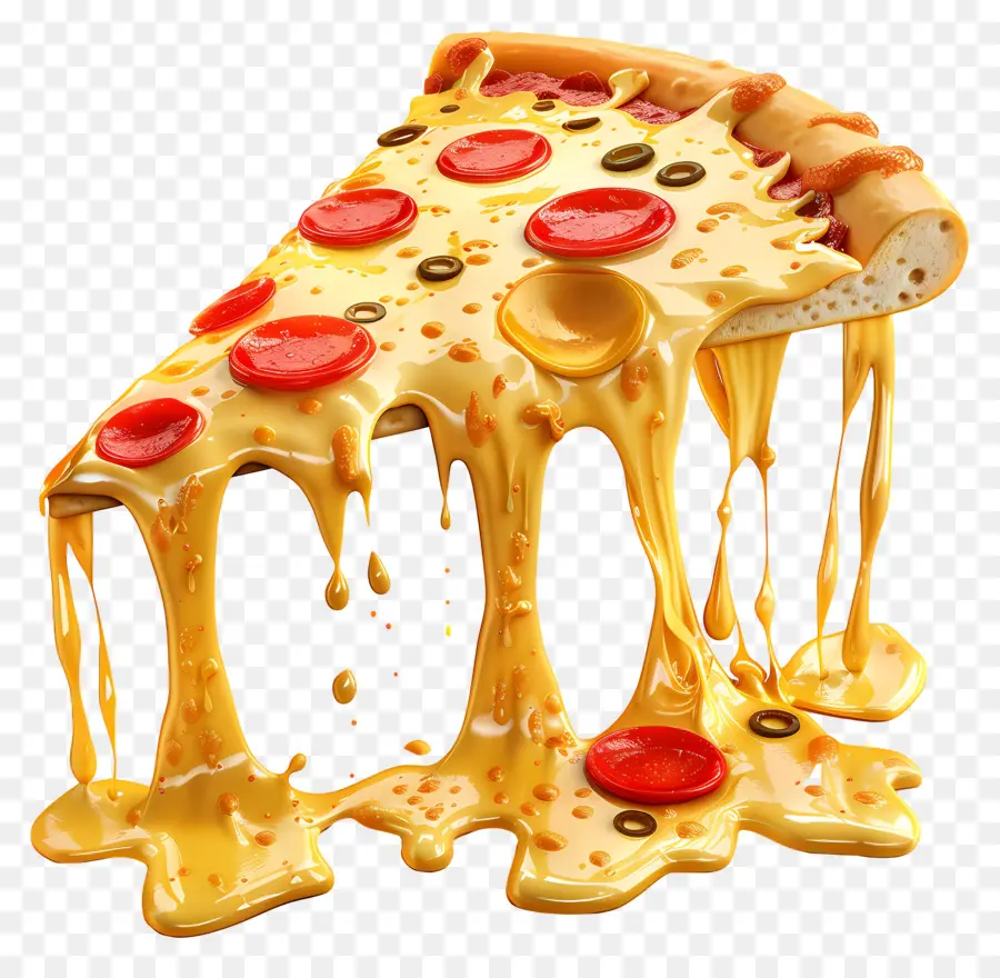 Pizza 3d，Fatia De Pizza PNG