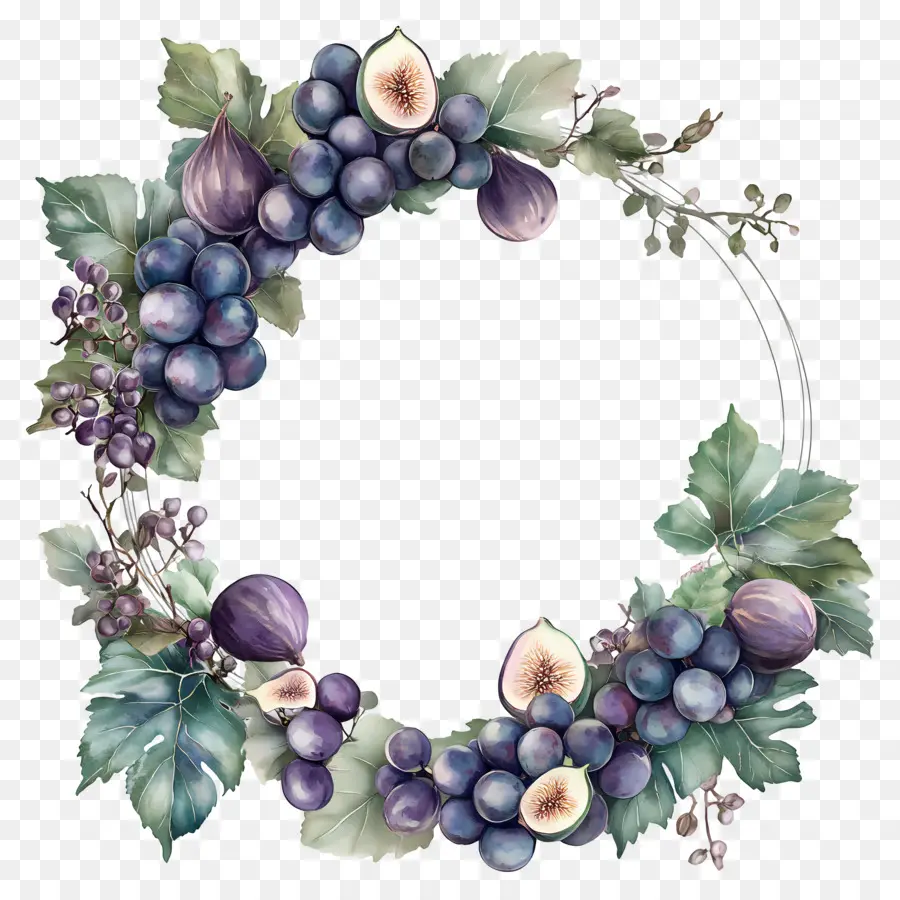 Coroa De Uva，Uvas PNG