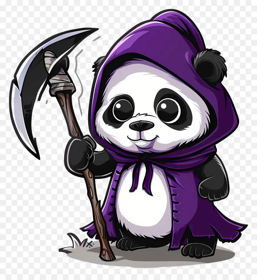 Panda Fofo，Ceifador De Pandas PNG