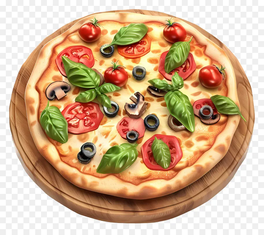 Pizza Fofa，Pizza PNG