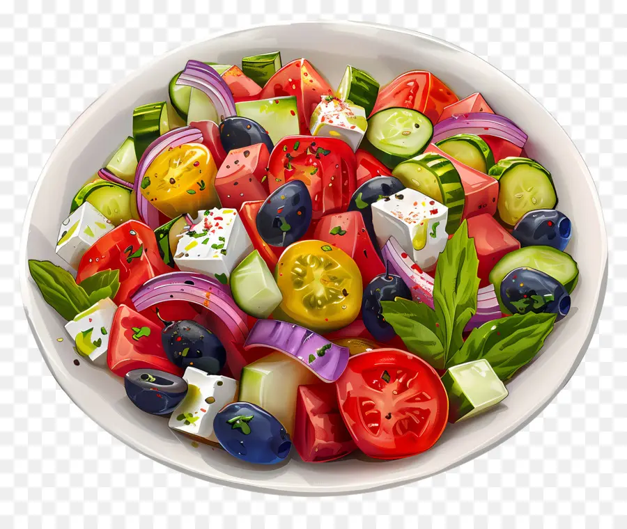 Salada Grega，Salada PNG