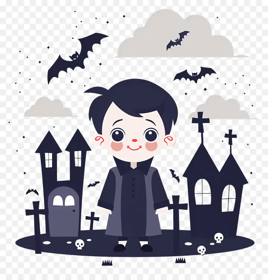 Vampiro Do Dia Das Bruxas，Vampiro Fofo PNG