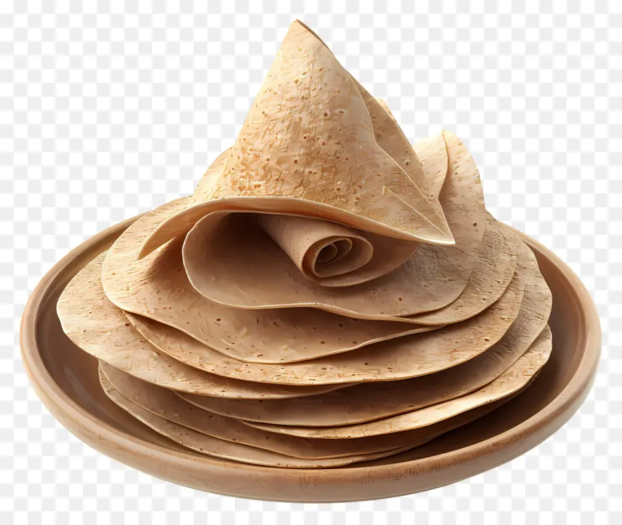 Comida Africana，Pilha De Pão Achatado PNG