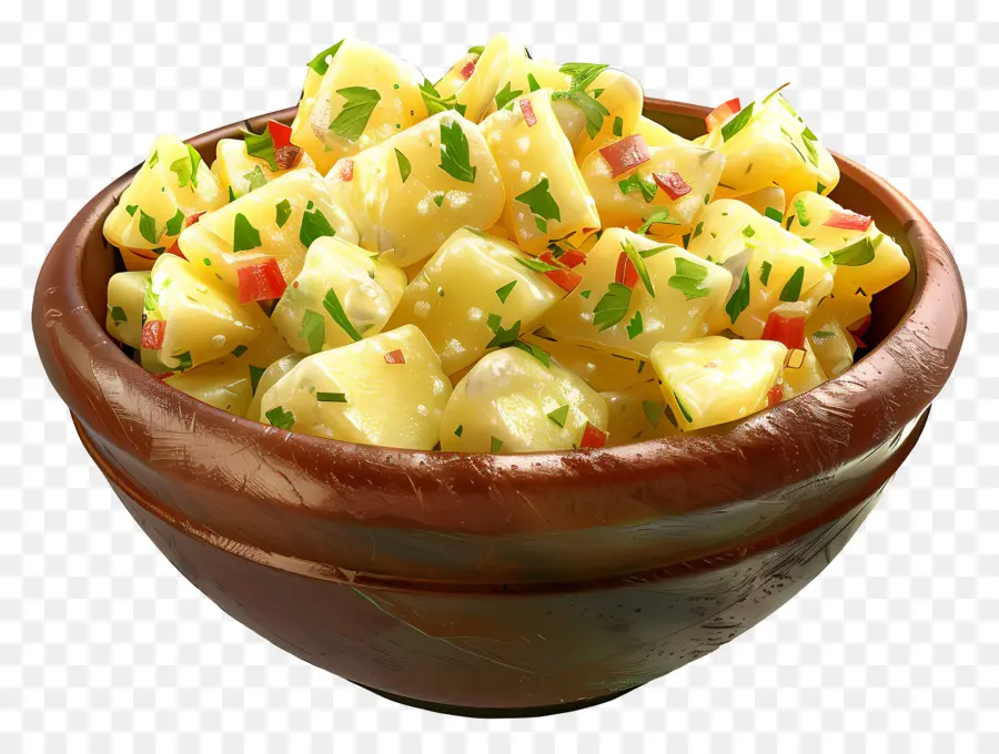 Salada De Batata，Tigela PNG