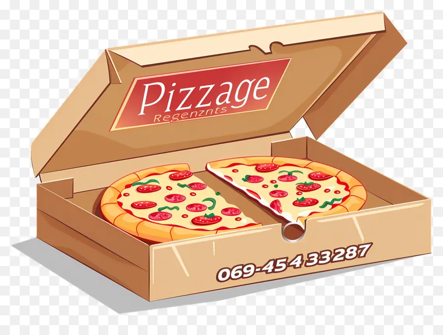 Caixa De Pizza，Pizza PNG