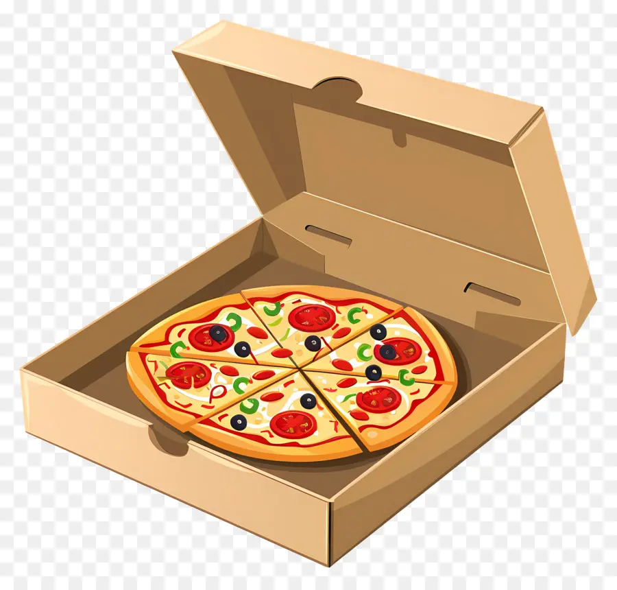 Caixa De Pizza，Pizza E Refrigerante PNG