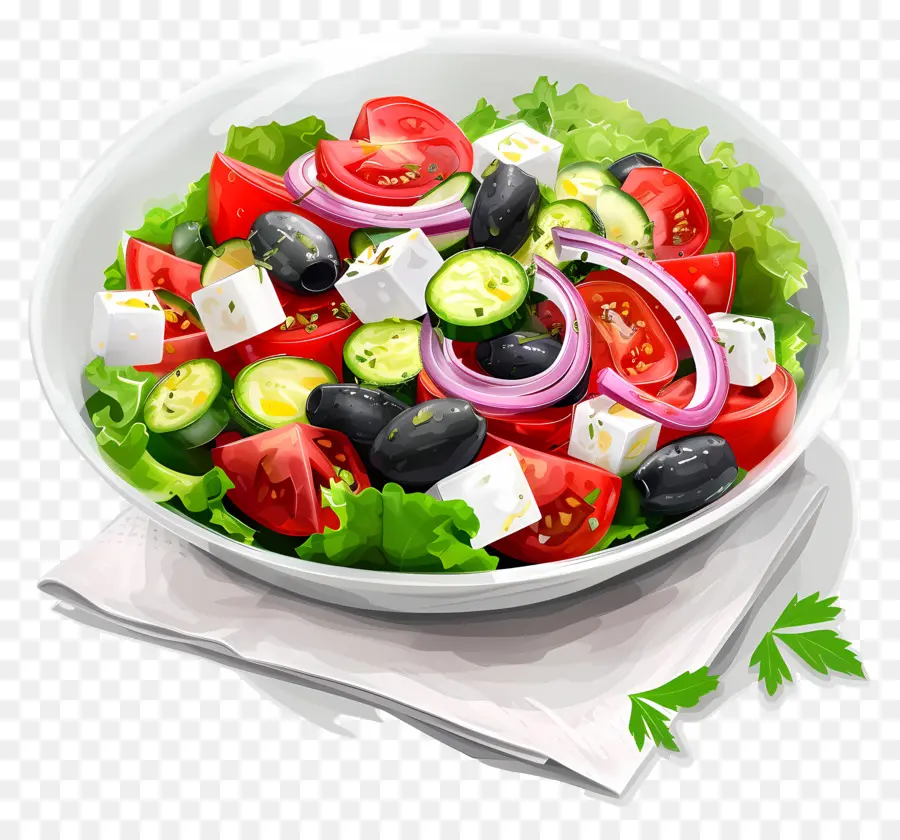 Salada Grega，Salada PNG