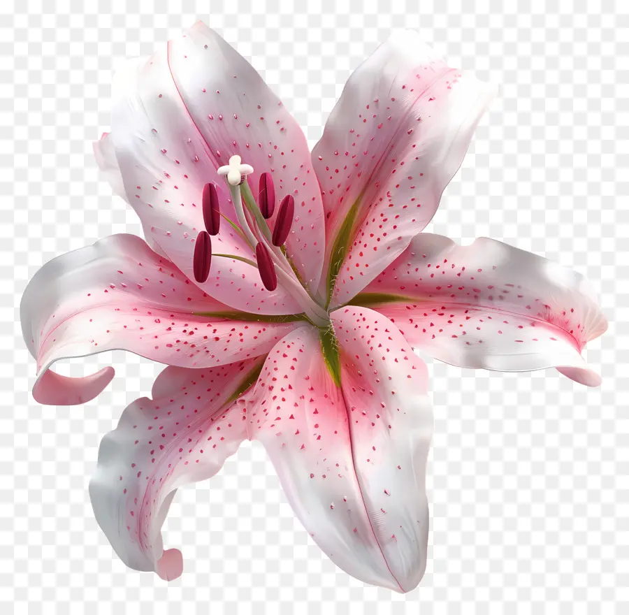 Flor 3d，Lírio PNG