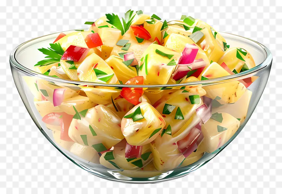 Salada De Batata，Tigela PNG