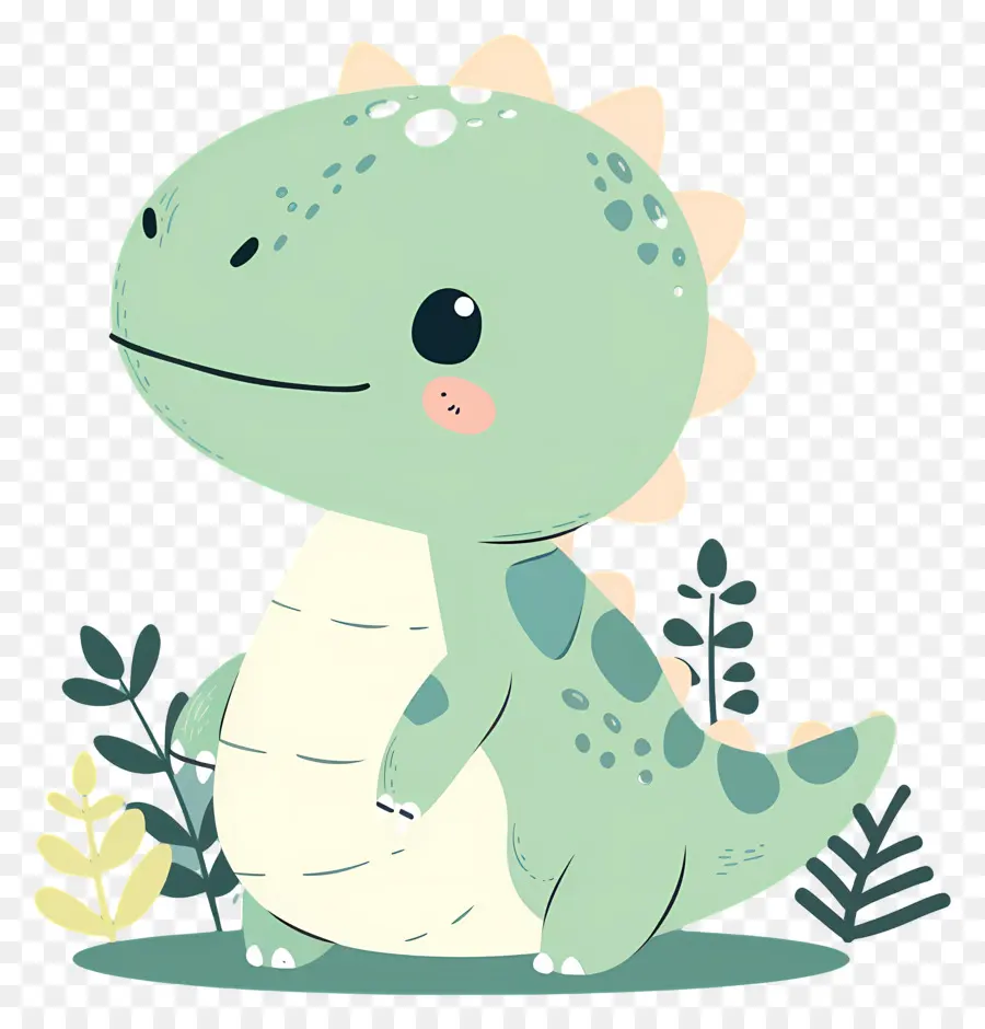 Dinossauro Dos Desenhos Animados，Dinossauro Verde PNG